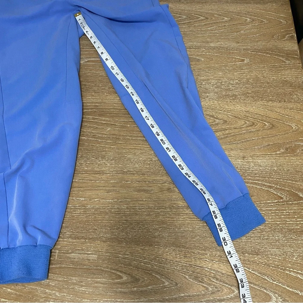 FIGS FIONx Tansen™ Jogger Scrub Pant Blue Healthcare Career Wear Size Small